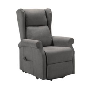 ANDORA - Fauteuil Relax Releveur Electrique Tissu Gris Foncé