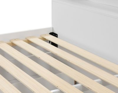 Andrea - lit avec rangements - 180x200 cm - sommier inclus - bois - Best Mobilier