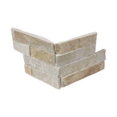 Angle de parement Briconature beige (vendu par 18 pièces)