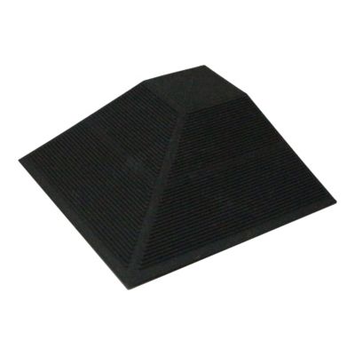 Angle de terrasse composite aspect pierre anthracite Angara Klikstrom 20 x 20 cm