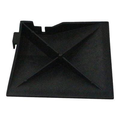 Angle de terrasse composite aspect pierre anthracite Angara Klikstrom 20 x 20 cm