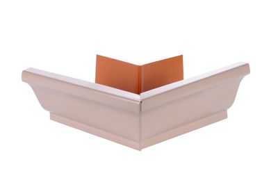 Angle extérieur alu beige rose Ø33 mm