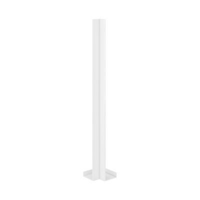 Angle intérieur de gouttière pvc blanc