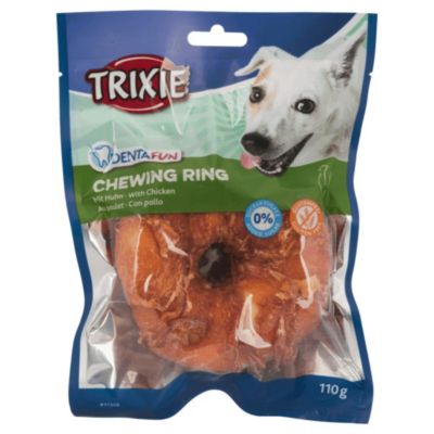 Anneau Au Poulet et boeuf de 10 cm poids 110 gr Denta Fun Friandises Pour Chien