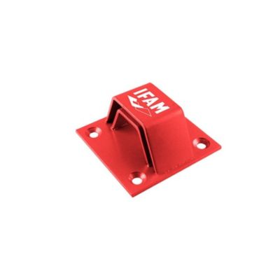 Anneau de fixation IFAM PIT STOP pour chaîne de moto Couleur - Rouge