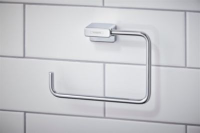 Anneau porte serviettes chrome Addstoris Hansgrohe