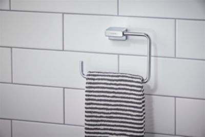 Anneau porte serviettes chrome Addstoris Hansgrohe