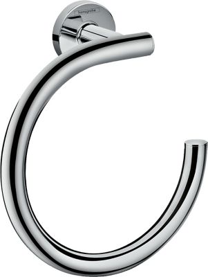 Anneau porte serviettes chromé Hansgrohe Logis Universal