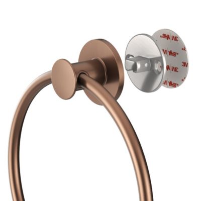 Porte Serviette Anneau Inox Mural Rond Salle De Bain Diamètre 16cm