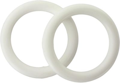 Anneaux De Rideau En Plastique Blanc, 20 Pièces, 2... - Grandado