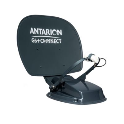 Antenne Auto 60cm G6+ Connectée Compact Grise + Démodulateur TNTSAT ANTARION
