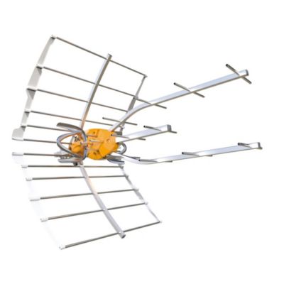 Antenne d'extérieur Televes Ellipse 148921 pour chaînes TNT gain 40 dB alimentation sous 24V