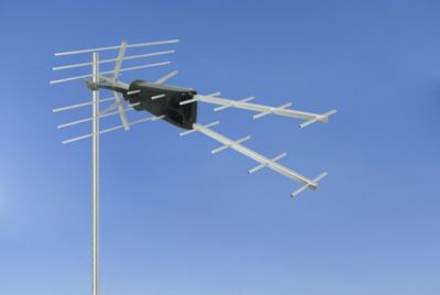 Antenne TNT DUO aluminium avec filtre 4G/5G 14dB