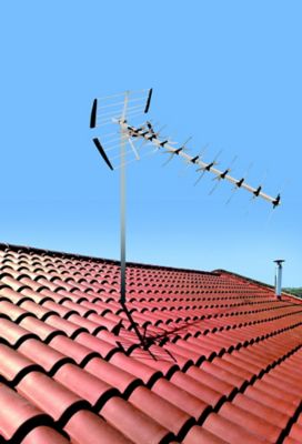 Antenne TNT XTEND avec filtre 4G/5G aluminium