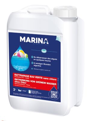 Anti-algues choc SOS rattrapage eau verte 3 L - Marina