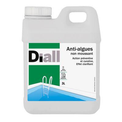 Anti-Algues Non Moussant 3L pour Piscine