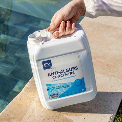 Anti Algues Piscine - Préventif Anti Eau Trouble - Algicide - Liquide - Bidon 5 Litres - Gamme Traitement Piscine Access