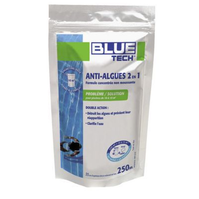 Anti-Algues Unidose 10-15 m³ 250ml pour Piscine