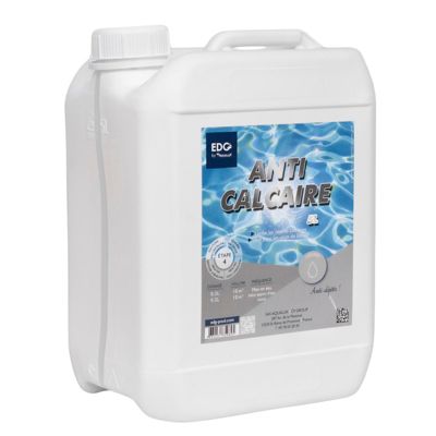 Anti Calcaire Piscine Et Spa - Anti Eau Laiteuse - Bidon 5 Litres - Edg by Aqualux