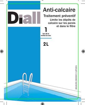 Anti Calcaire pour traitement de l'eau 2L Diall