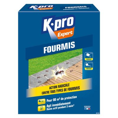 Anti fourmis action radicale contre tous types de fourmis Kapo expert 400g