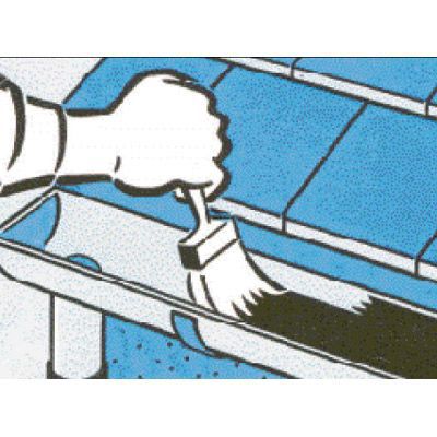 Revêtement anti-infiltrations toitures 100% silicone blanc Rubson 1m2