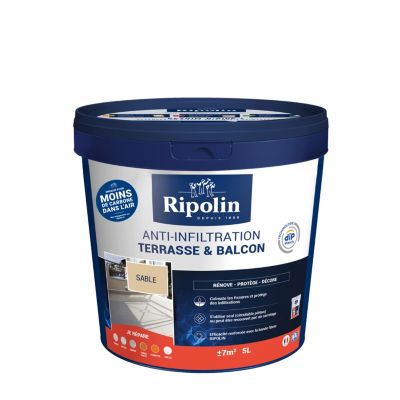 Anti-infiltration terrasse & balcon Ripolin sable 5L