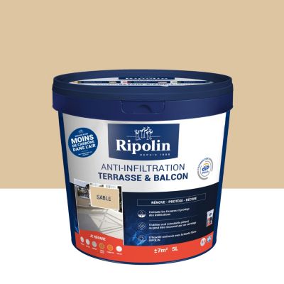 Anti-infiltration terrasse & balcon Ripolin sable 5L