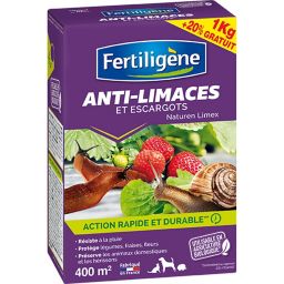 Anti limaces Fertiligène 1kg + 20% gratuit