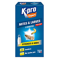 Anti-mites Kapo mites et larves pour les penderies jusqu'a 3 m³