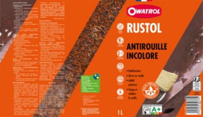 Anti-rouille extérieur incoolore Rustol Owatrol 1L