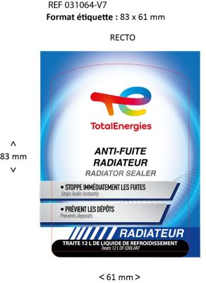 Antifuite radiateur Totale Energies 250 ml