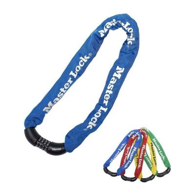 Antivol chaîne pour vélo - MASTER LOCK - Chaîne Antivol Vélo - 90 cm x 8 mm - Haute Sécurité