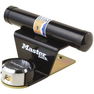 Antivol pour porte de garage basculante - MASTER LOCK - Barre de sécurité en acier - Cylindre a 6 goupilles