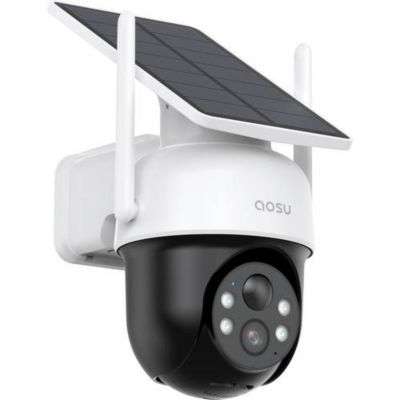 AOS-C9C0.WAEU01000 Caméra de surveillance extérieure 100 % sans fil 2K 3MP, solaire, IP65