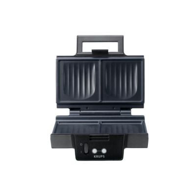 Appareil à Croque-monsieur Krups FDK461 Noir - Plaques Céramique Antiadhésives, 850W | Sandwichs Gourmands, Facile à Nettoyer - 5