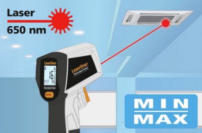 Appareil de mesure de la température Laserliner ThermoSpot Pocket