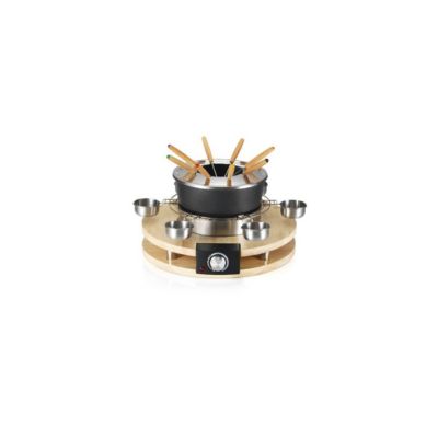 Appareil à fondue 8 Personnes 1300W 2,7L 6 Coupelles incluses KITCHENCHEF
