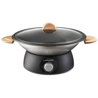 Appareil à Fondue et Wok Lagrange Classic 349019 900 W Noir et Gris