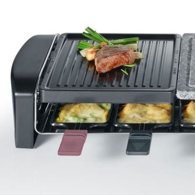 Appareil à raclette 8 personnes - Noir