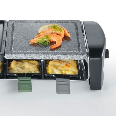 Appareil à raclette 8 personnes - Noir