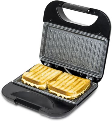 Appareil à sandwichs 750W avec plaques grill antiadhésives