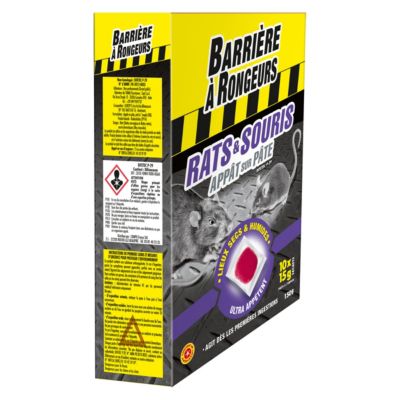 Appât pâte rats et souris Barrages à rongeurs 150g