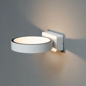 Applique circulaire blanche design LED - Eye