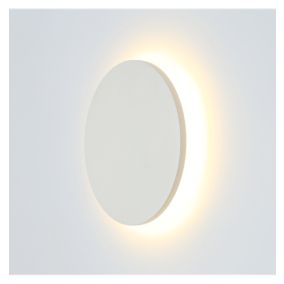 Applique d'atmosphère ronde blanche extérieur D13 cm - Lunar