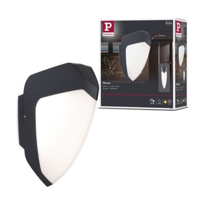Applique d'extérieur LED Ikosea Détecteur de mouvement crépusculaire (IR) résistant à l'eau de mer IP44 50x203 mm 3000K 4,4W 350lm