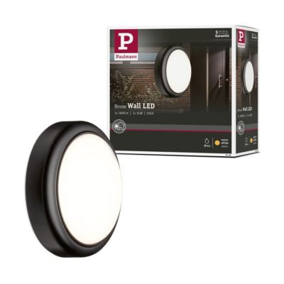 Applique d'extérieur LED IP44 180 mm 3000K 15W 1050lm 230V Gris Matière plastique