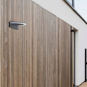 Applique d'extérieur à energie solaire avec capteur LED intégrée Vyzor gris anthracite IP44 7W 1000lm Lutec