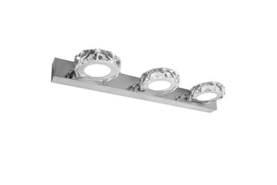 Applique de salle de bain Toolight App1938-3W Chrome Led