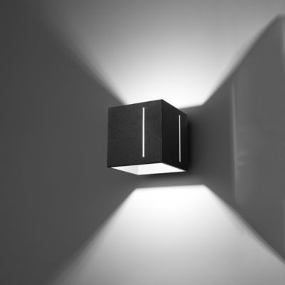 Applique en aluminium 1 ampoule 3000K - 10x12x10cm Sollux